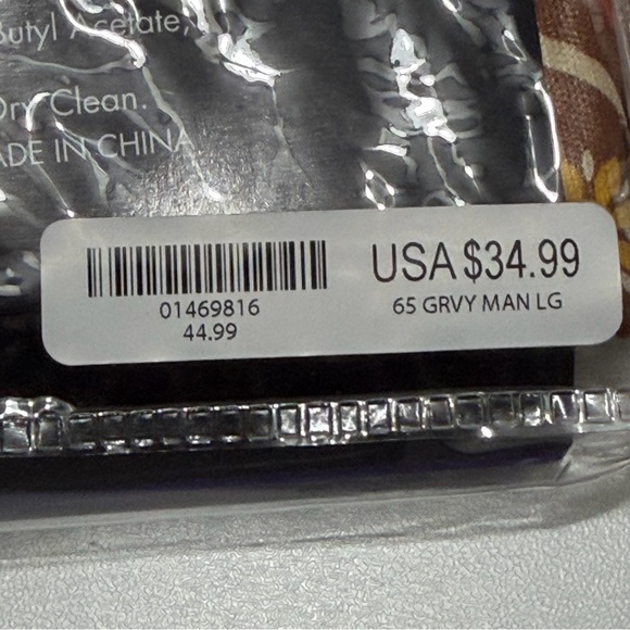 NWT Spirit Groovy Man Halloween Costume shirt, glasses mustache chain 70’s Large - Picture 3 of 7